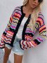 Wool/Knitting Casual Cardigan