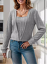 Casual Plain Blouse