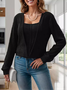 Casual Plain Blouse