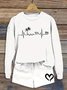 Cotton Casual Two-Piece Set