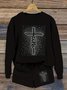 Crew Neck Casual Loose Two-Piece Set