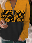 Crew Neck Loose Casual Sweatshirt