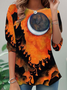 Halloween Jersey Casual T-Shirt