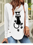 Casual Loose Floral Blouse