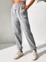 Casual Plain Pants