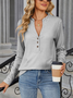 Casual Striped Blouse