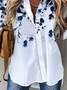 Loosen Vacation Printed Blouses