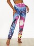Animal Regular Fit Cotton Blends Leggings