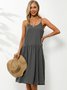 Boho U-Neck Loosen Shorts