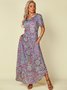 Vintage Paisley Loosen Maxi