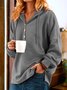 Cotton Casual Solid Hoodies & Sweatshirt