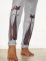 Animal Regular Fit Cotton Blends Leggings
