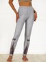 Animal Regular Fit Cotton Blends Leggings