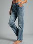 Pockets Casual Denim&jeans