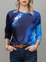 Slim Fit Round Neck Sweatshirt &pullover