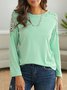 Casual Round Neck Regular Fit Top