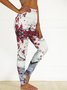 Animal Regular Fit Cotton Blends Leggings