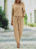 Cotton And Linen Casual Sets