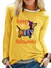 Cotton Blends Printed Casual Auto-Clearance