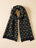 Simple Floral Acrylic Warm Scarf
