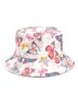 Outdoor Cotton Butterfly Print Bucket Hat