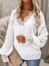 Chiffon Plain Casual Top