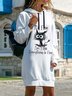 Jersey Hoodie Casual Text Letters Shorts