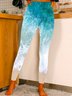 Women Sports Autumn Sea Polyester Natural High Elasticity Best Sell Long Regular Size Leggings