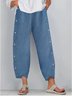 Loosen Vacation Plain Linen & Cotton Bottoms