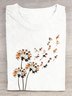 Casual Dog Crew Neck T-Shirt