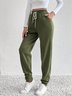 Casual Plain Pants