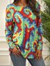Vintage Round Neck Top