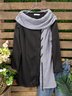 Slit Solid Cowl Neck Auto-Clearance