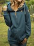 Regular Fit Hooded Casual Outerwear